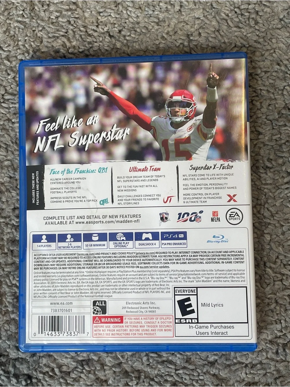 Madden NFL 20 Video Game for PS4